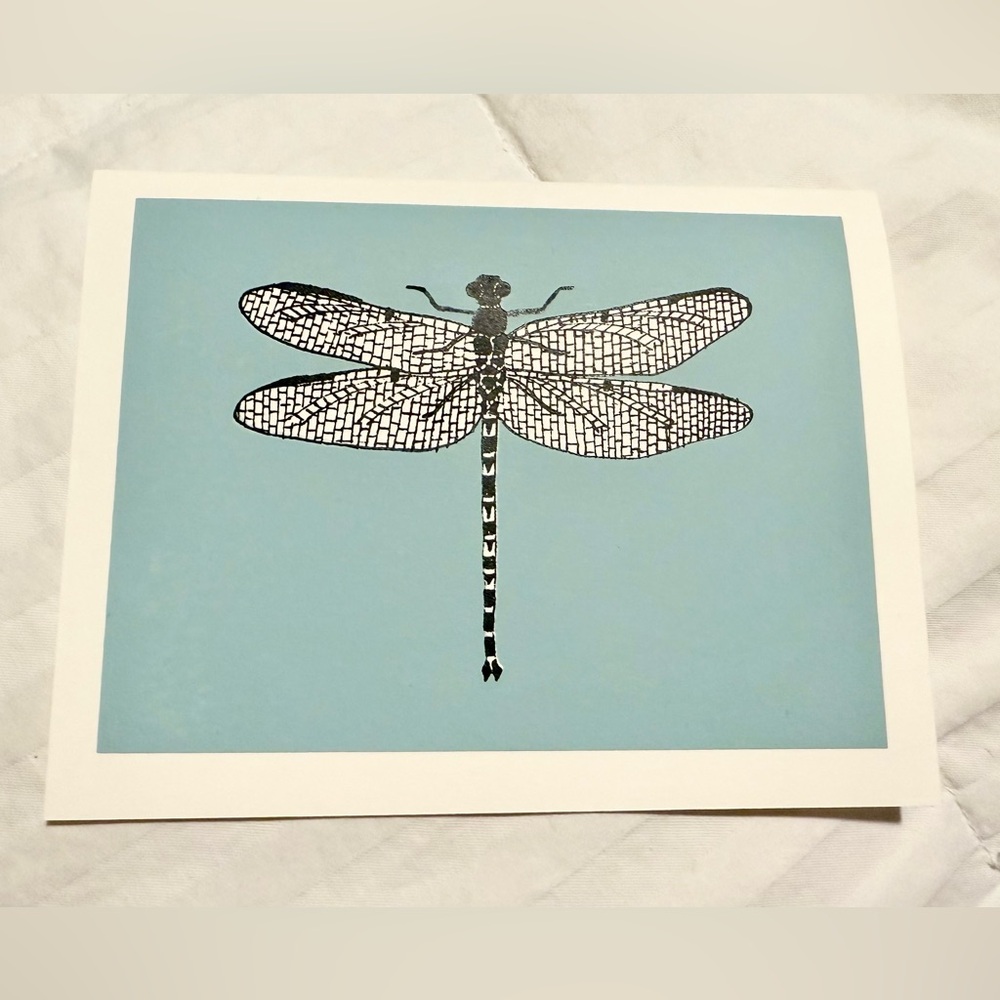MOVING SALE | New Dragonfly 5.5x4 Artwork Art Print, Ready To Frame